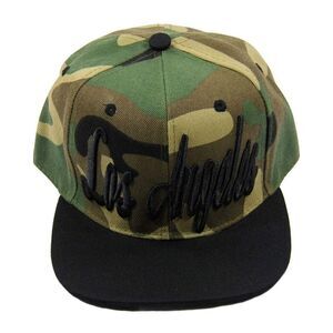 L.O.G.A. Baseball Hat Cap‎ Unisex One Size Camo Embroidered Los Angeles